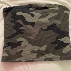 Camo tube top